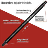 Shisha Mundstück Carbon Aluminium