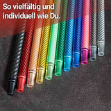 Shisha Mundstück Carbon Aluminium