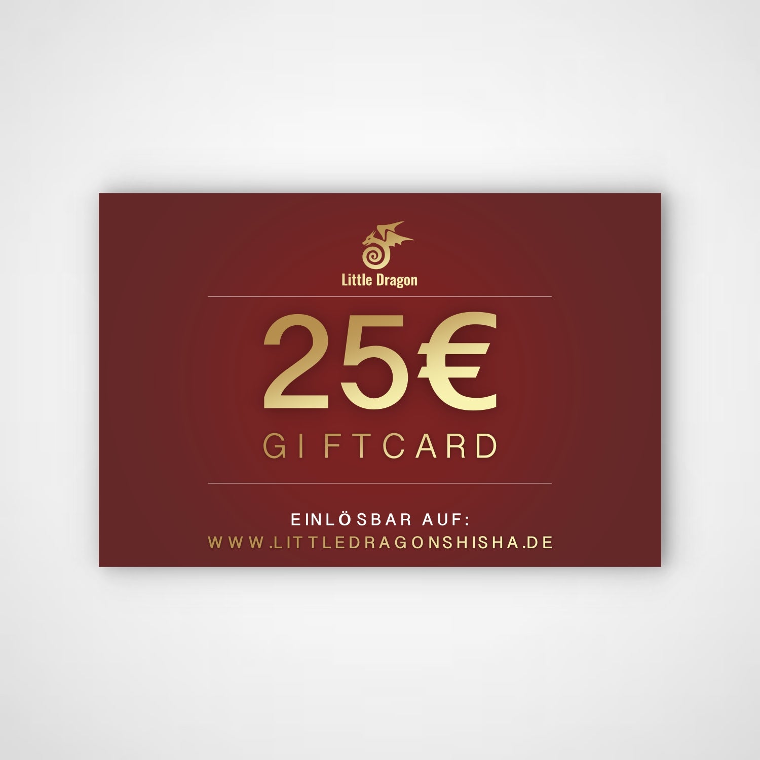 Shisha Geschenk Gutschein online bestellen Little Dragon Shisha
