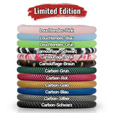 Shisha Silikonschlauch inkl. Knickschutzfeder Carbon